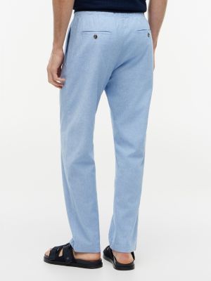 Мужские брюки Tommy Hilfiger Cotton-Linen Blend Pull-On Pant — фото 4