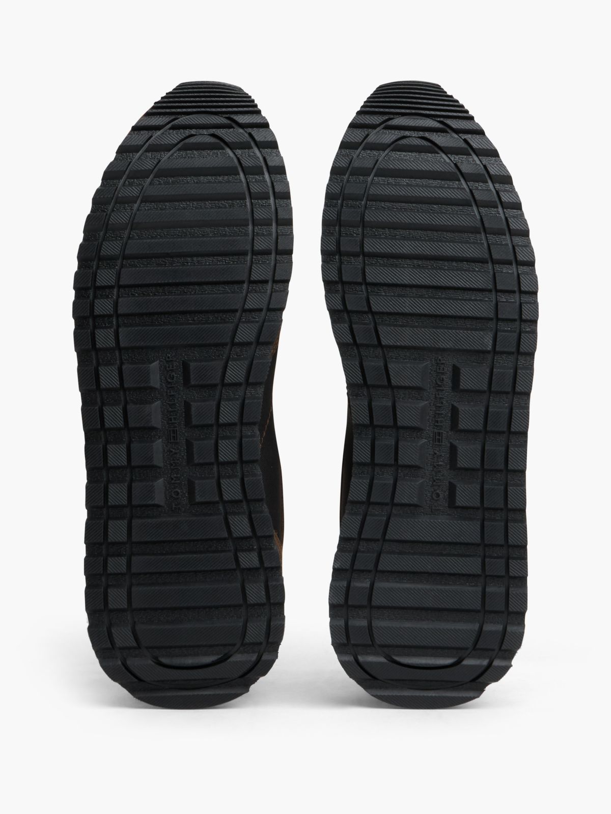Suede Mix Runner Sneaker — Black/Legacy Brown