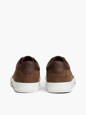Мужские кроссовки Tommy Hilfiger Tommy Logo Leather, цвет: Какао — фото 4