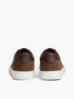 Tommy Logo Leather Sneaker — Cocoa 4