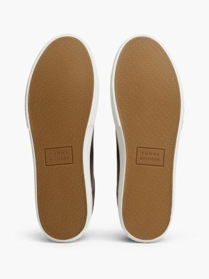 Мужские кроссовки Tommy Hilfiger Tommy Logo Leather, цвет: Какао — фото 5