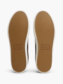 Tommy Logo Leather Sneaker — Cocoa 5