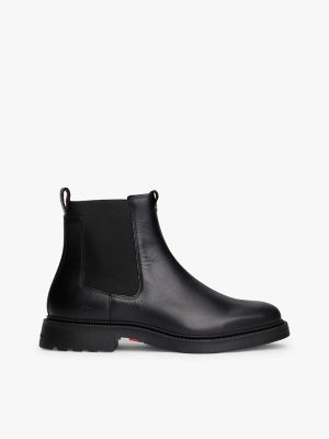 Leather Chelsea Boot, Black