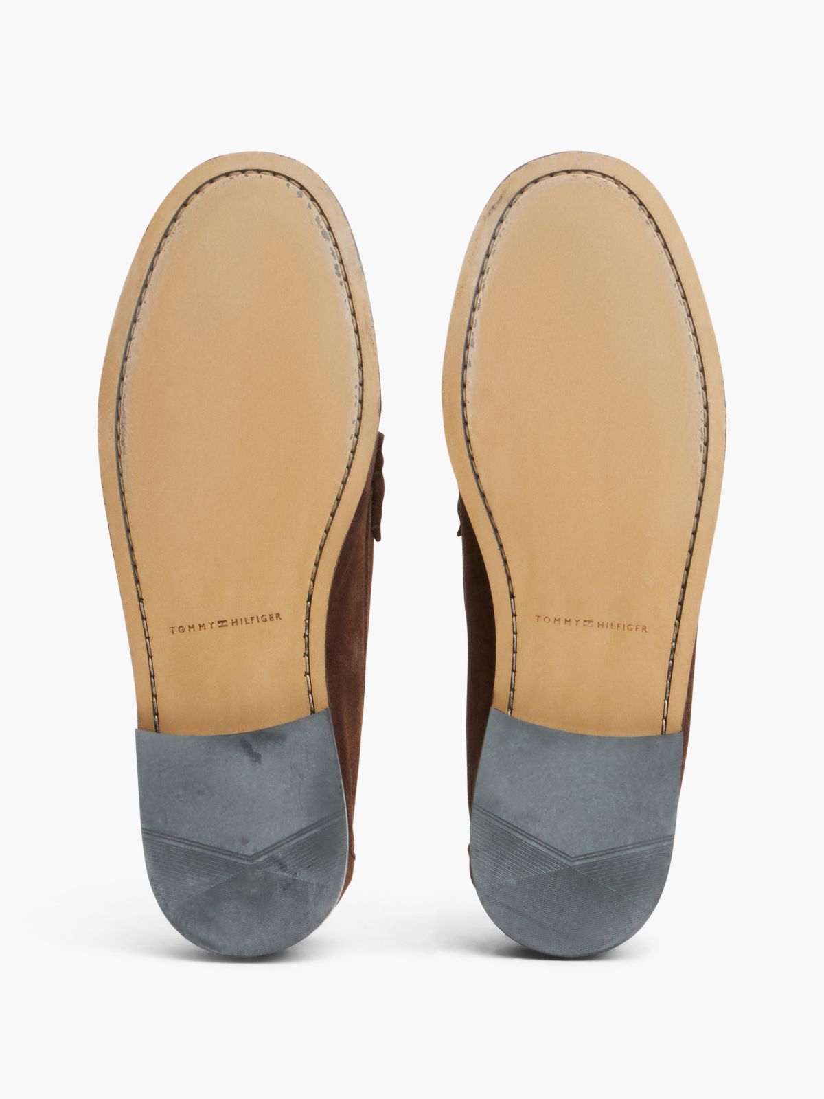 Suede Penny Loafer — Legacy Brown
