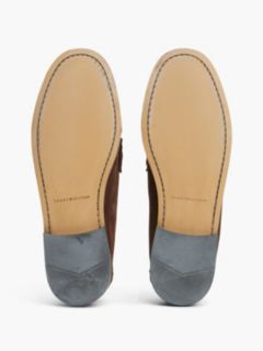 Suede Penny Loafer — Legacy Brown 5