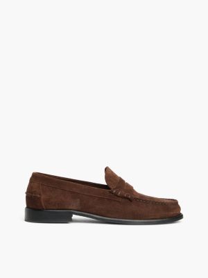 Suede Penny Loafer, Legacy Brown