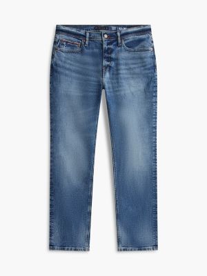 Мужские джинсы Tommy Hilfiger Straight, цвет: Средняя варка джинсовый — фото 5