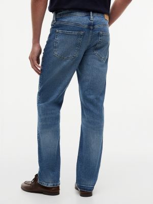 Мужские джинсы Tommy Hilfiger Straight, цвет: Средняя варка джинсовый — фото 4