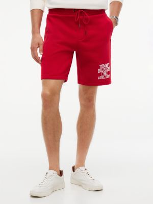 Athletic Department Logo Sweatshort, Medium Red