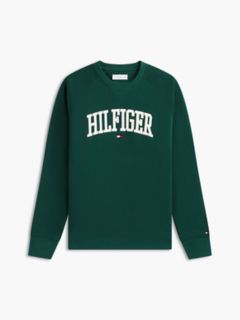 Varsity Hilfiger Logo Raglan Sweatshirt — Ornamental Green 5