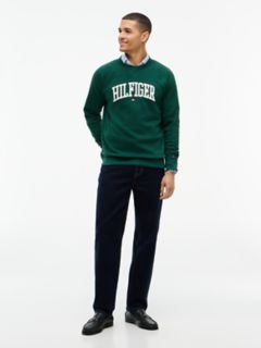 Varsity Hilfiger Logo Raglan Sweatshirt — Ornamental Green 2