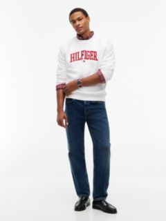 Varsity Hilfiger Logo Raglan Sweatshirt — Ecru 2