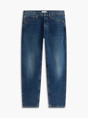 Мужские джинсы Tommy Hilfiger Relaxed Tapered, цвет: Тёмная варка — фото 8