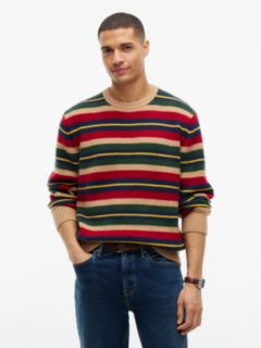 Striped Shaker Knit Sweater — Safari Canvas 1