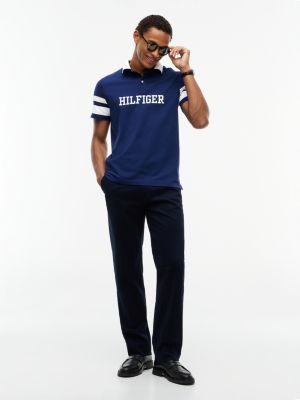 Мужские топы Tommy Hilfiger Regular Fit Varsity Stripe Logo Polo — фото 2