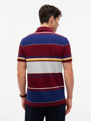 Мужские свитеры Tommy Hilfiger Regular Fit Striped Polo — фото 4