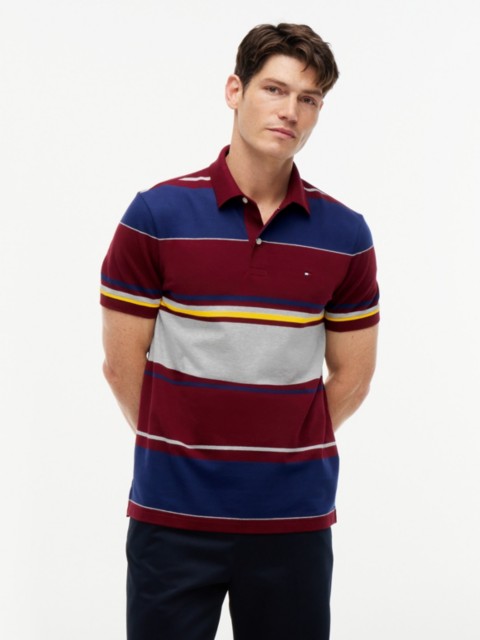 Мужские свитеры Tommy Hilfiger Regular Fit Striped Polo