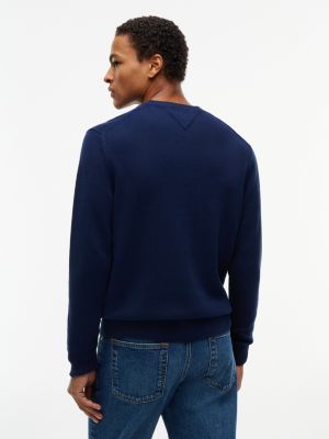 Женские свитеры Tommy Hilfiger Intarsia Flag Logo Crewneck Sweater — фото 4