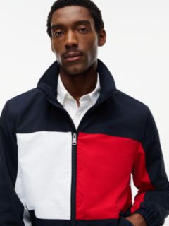 Water-Repellent Flag Logo Regatta Jacket — Navy Blue 5