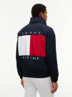 Water-Repellent Flag Logo Regatta Jacket — Navy Blue 6