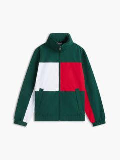Water-Repellent Flag Logo Regatta Jacket — Ornamental Green 6