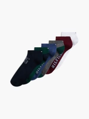 Varsity Logo Sport Ankle Sock 6-Pack, Multi