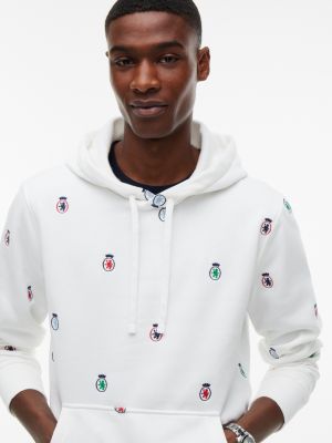 Мужские худи Tommy Hilfiger Allover Embroidered Crest — фото 3