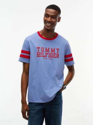 Varsity Logo Stripe T-Shirt, Washed Ink