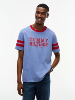 Varsity Logo Stripe T-Shirt — Washed Ink 1