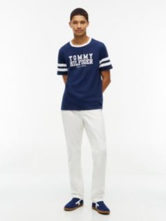 Varsity Logo Stripe T-Shirt — Carbon Navy 2