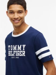 Varsity Logo Stripe T-Shirt — Carbon Navy 3