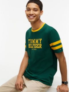 Varsity Logo Stripe T-Shirt — Ornamental Green 3