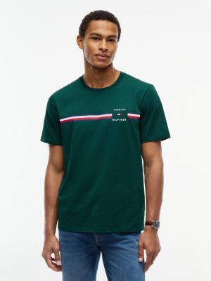 Signature Stripe T-Shirt, Ornamental Green