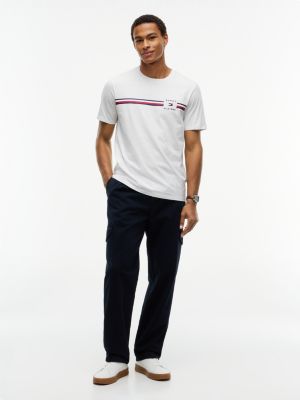 Мужские футболки Tommy Hilfiger Signature Stripe T-Shirt — фото 2