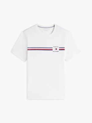 Мужские футболки Tommy Hilfiger Signature Stripe T-Shirt — фото 5