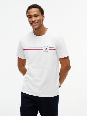 Signature Stripe T-Shirt, Ecru