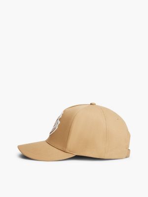 Мужская кепка Tommy Hilfiger Script Monogram Crest Patch, цвет: Хаки — фото 3