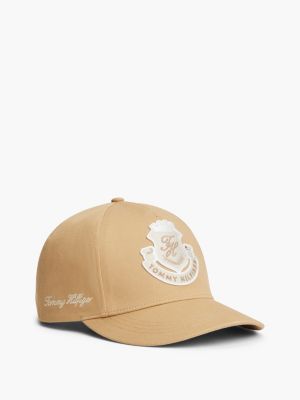 Мужская кепка Tommy Hilfiger Script Monogram Crest Patch, цвет: Хаки — фото 1