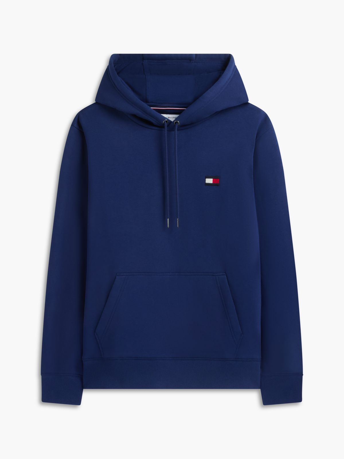 Back Flag Colorblock Hoodie — Preppy Navy
