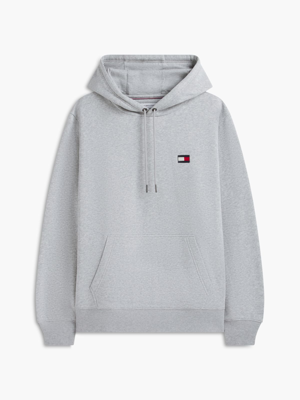 Back Flag Colorblock Hoodie — Grey