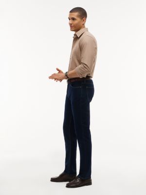 Мужские джинсы Tommy Hilfiger THFlex Knit Denim Slim, цвет: Синий — фото 3