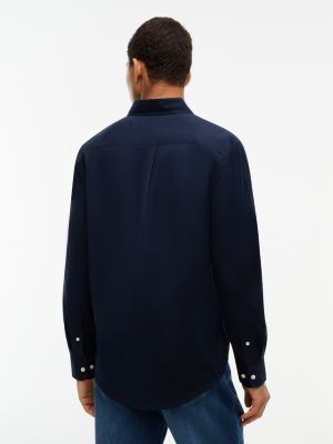 Мужские рубашки Tommy Hilfiger Regular Fit Long-Sleeve Shirt — фото 4