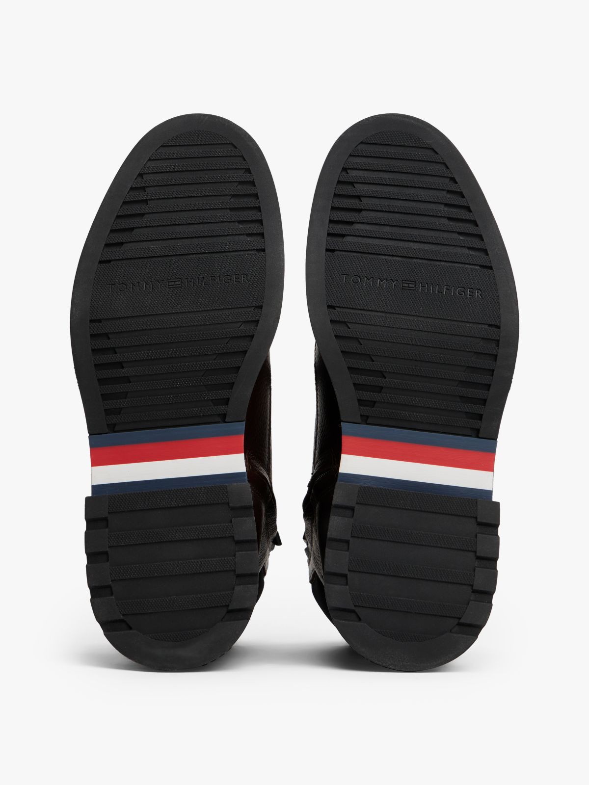 Water-Repellent Leather Lace-Up Boot — Cocoa