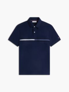 Regular Fit Signature Flag Stripe Polo — Light Navy 5