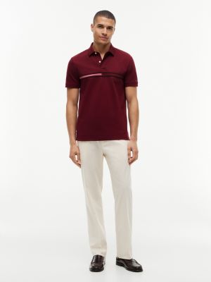 Мужские свитеры Tommy Hilfiger Regular Fit Signature Flag Stripe Polo — фото 2