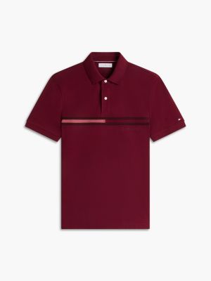 Мужские свитеры Tommy Hilfiger Regular Fit Signature Flag Stripe Polo — фото 5