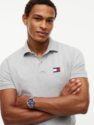 Мужские свитеры Tommy Hilfiger Regular Fit Flag Logo Polo — фото 3