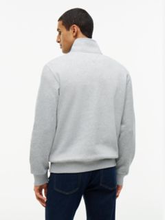 Flag Stripe Logo Quarter-Zip Sweatshirt — Grey Flag 4