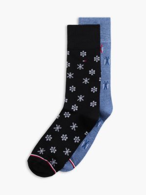Носки Ski Snow для мужчин, 2 шт. — Tommy Hilfiger, цвет: Синий разноцветный — фото 1