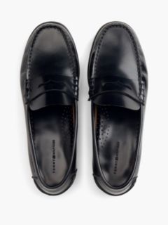 Leather Penny Loafer — Black 3